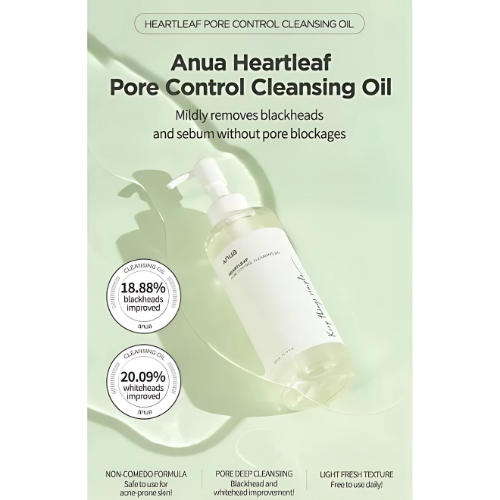 Anua Heartleaf Pore Control Cleansing Oil
