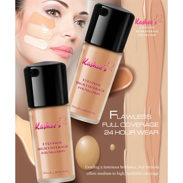Kashees Eventone High Coverage Liquid Foundation 30ml